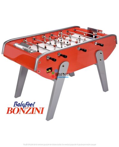 Baby-foot Bonzini B90 Rouge et Argent – Image 2